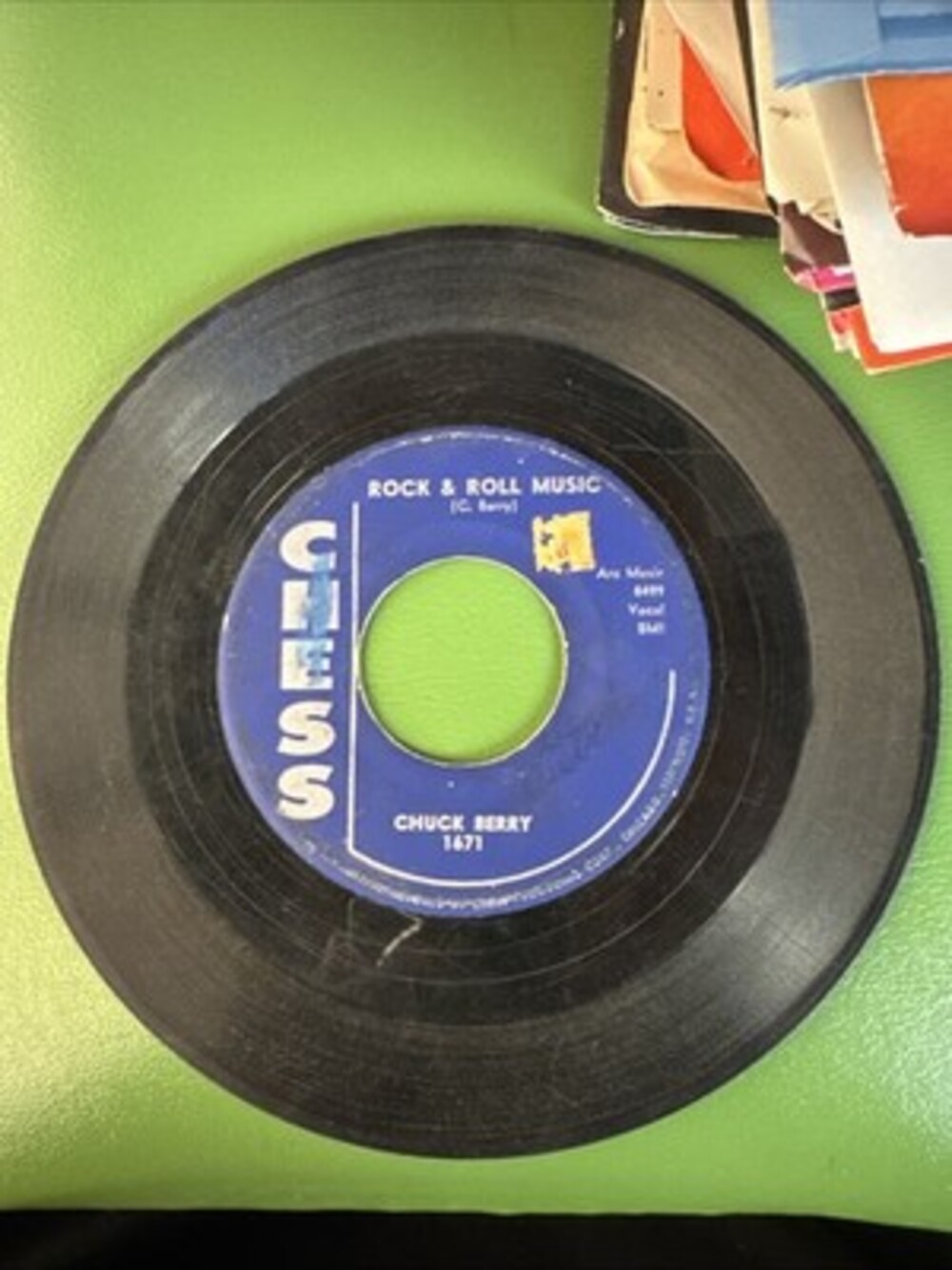 Chuck Berry ROCK & ROLL MUSIC/blue feeling VG F348